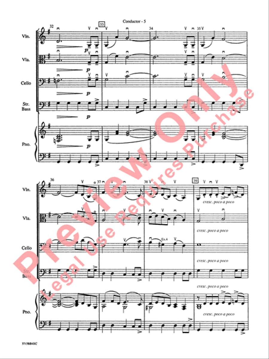 Blue Tango Blue Tango String Orchestra scores gallery preview page 8