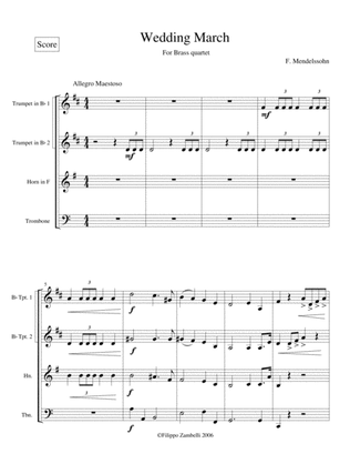 Wedding March - F. Mendelssohn