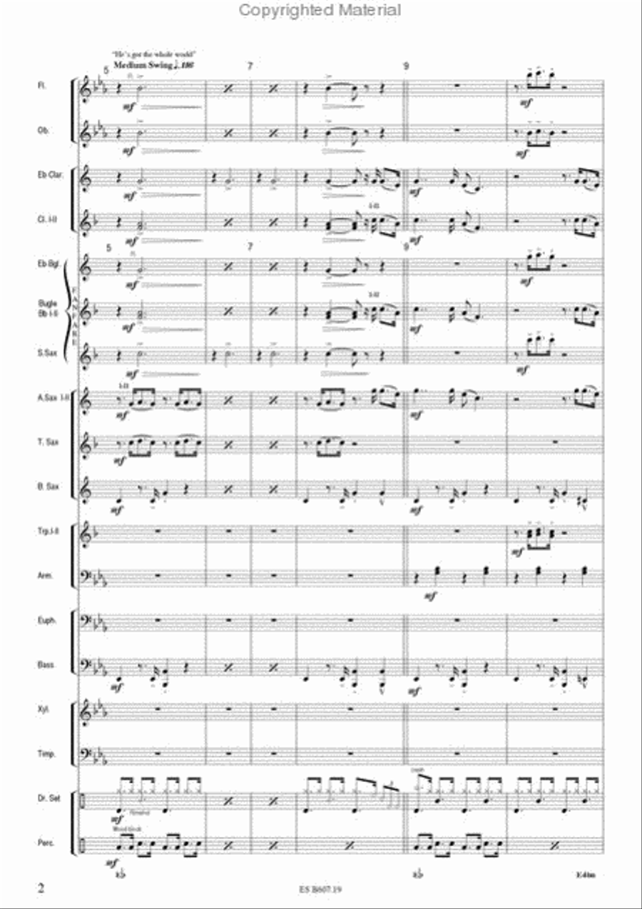 Gospels' Favourites! Concert Band scores gallery preview page 4