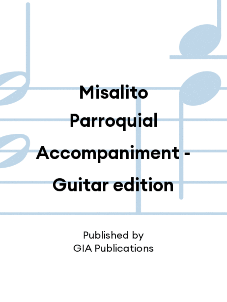 Misalito Parroquial Accompaniment - Guitar edition