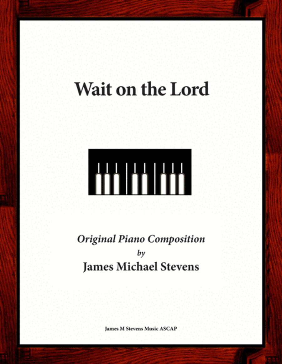Wait on the Lord (Sacred Piano) image number null