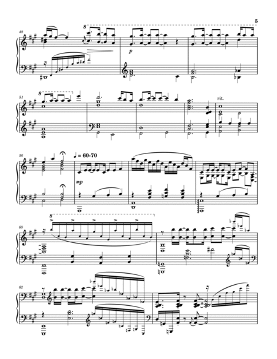 Dancing Queen Piano Solo scores gallery preview page 5