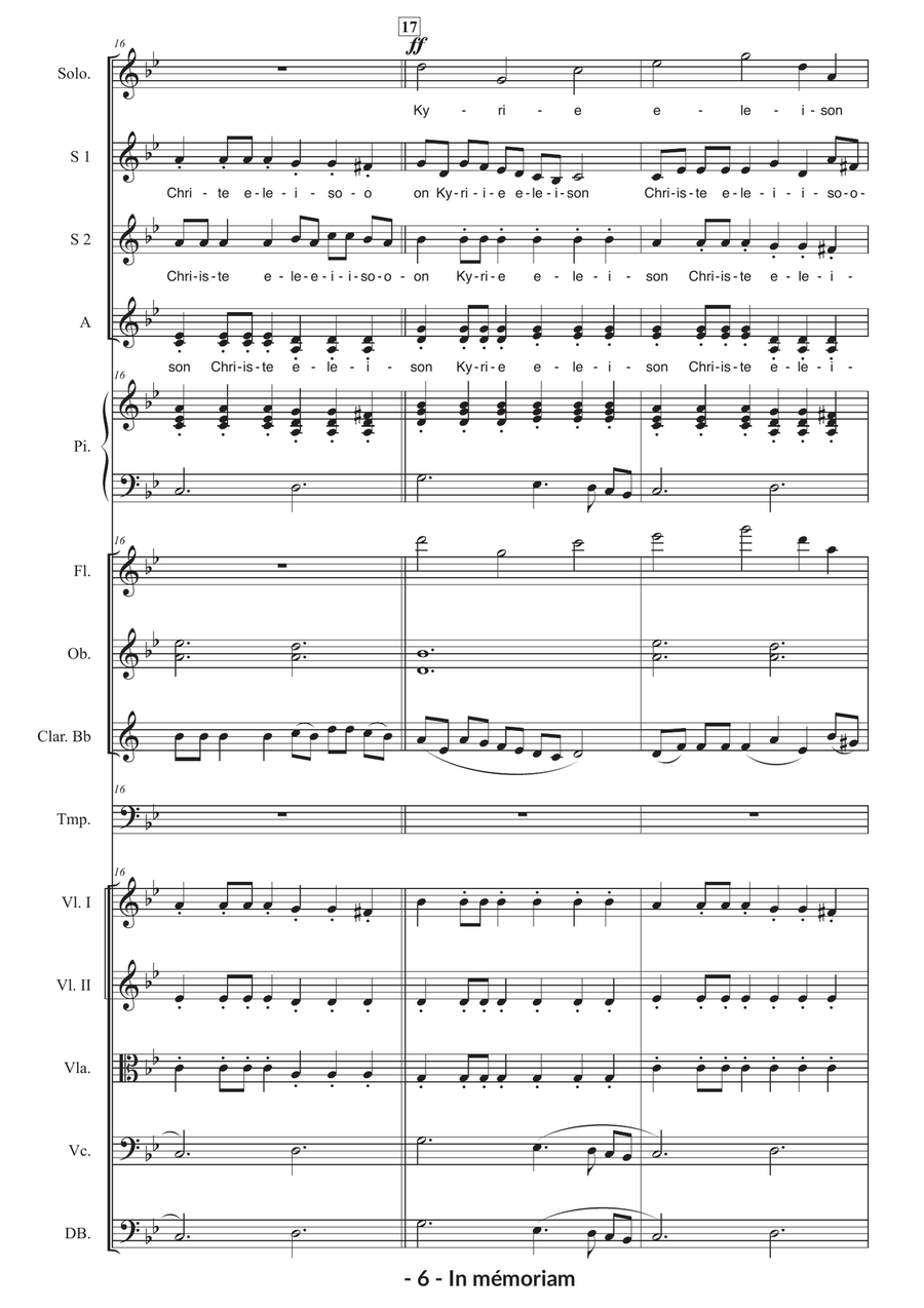 In Memoriam SSA scores gallery preview page 6