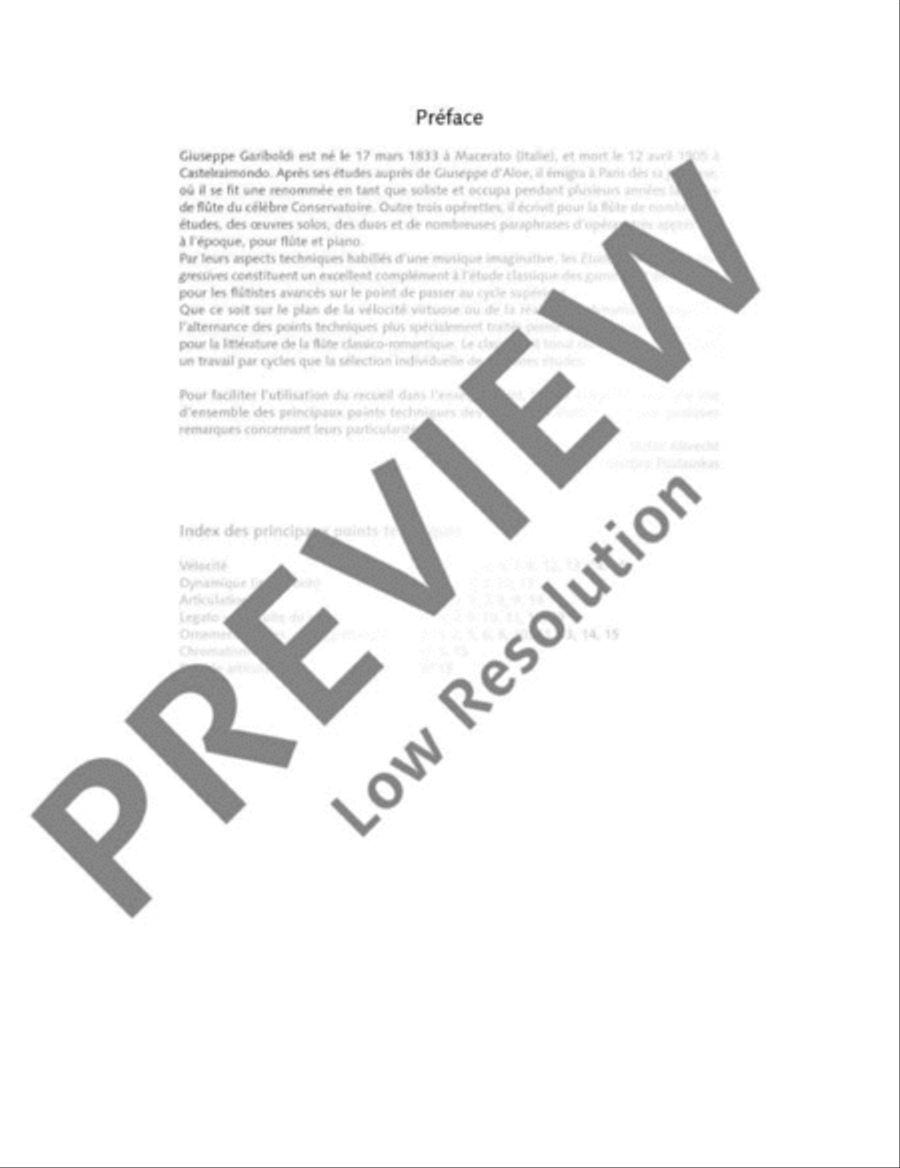 15 Etudes modernes et progressives