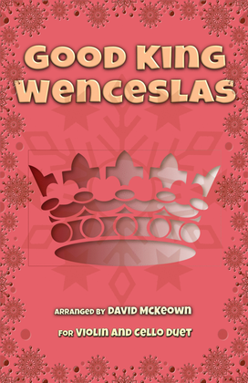Book cover for Good King Wenceslas, Jazz Style, for Violin and Cello Duet