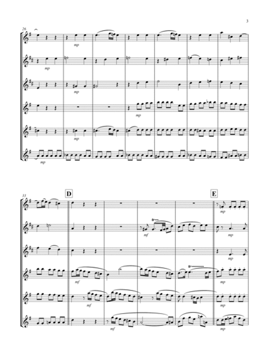Recordare (from "Requiem") (F) (Saxophone Sextet - 1 Sop, 2 Alto, 3 Ten)