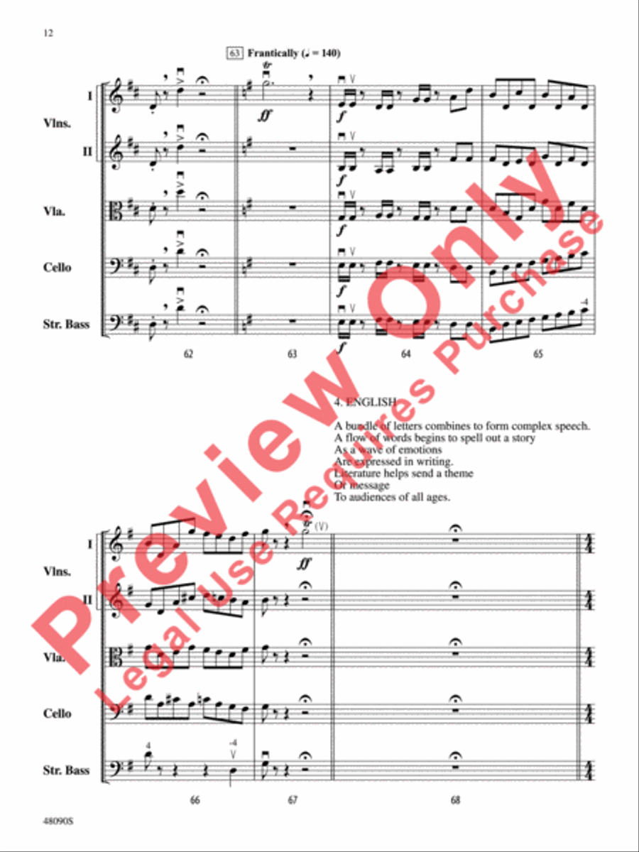 School String Orchestra scores gallery preview page 13