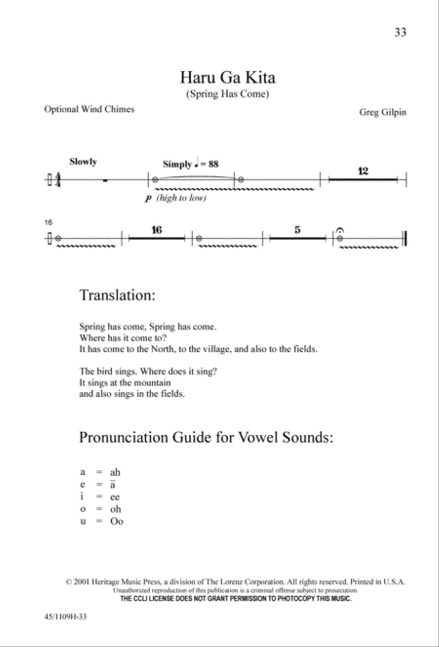 In Concert! for 2-part Choirs 2-Part scores gallery preview page 34
