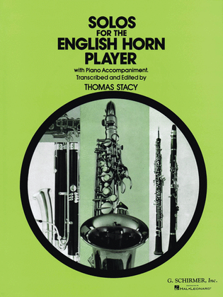 Book cover for Solos for the English Horn Player