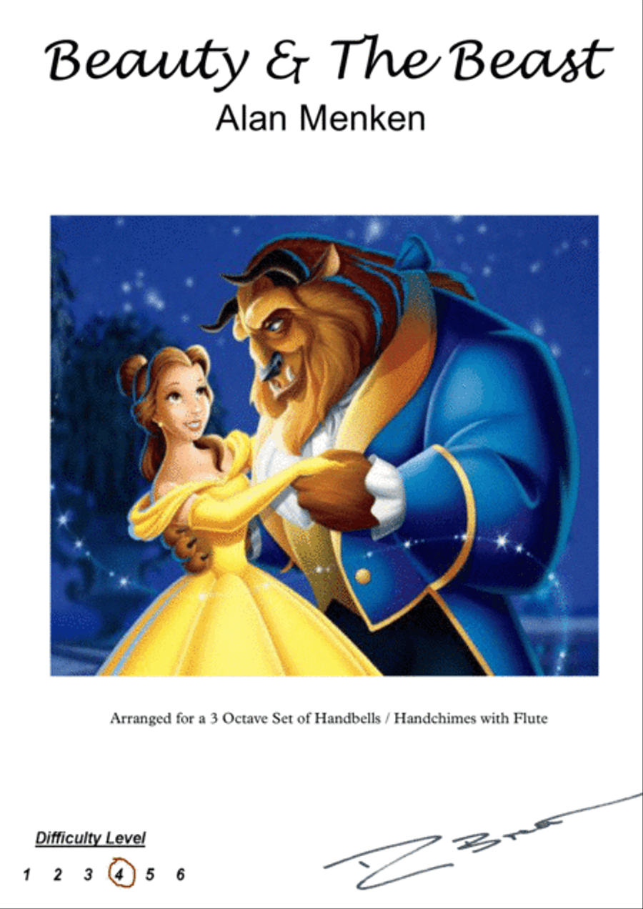 Beauty And The Beast Beauty And The Beast Handbell Choir scores gallery preview page 1