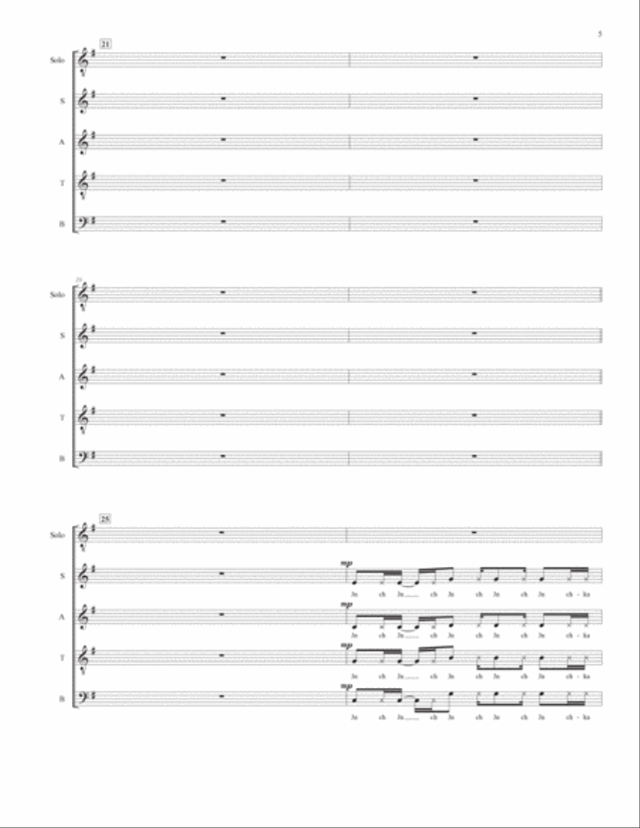 Freedom Freedom 4-Part scores gallery preview page 6