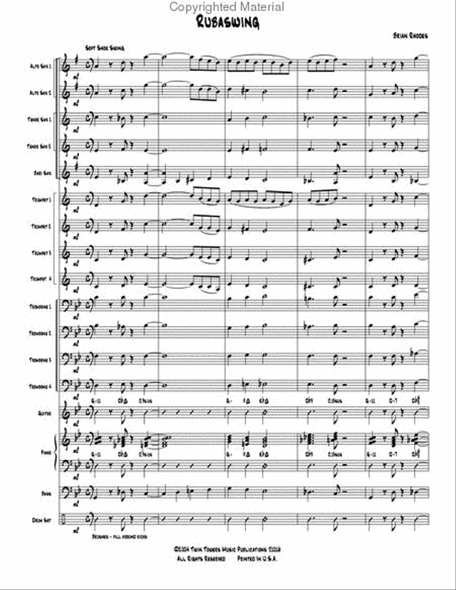 Rubaswing Jazz Ensemble scores gallery preview page 3