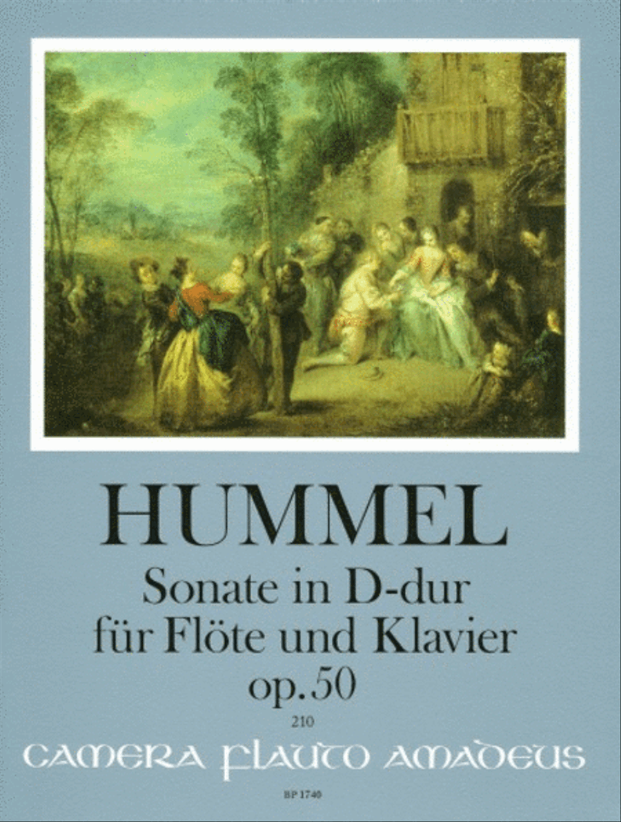 Sonata op. 50 Flute Solo scores gallery preview page 1
