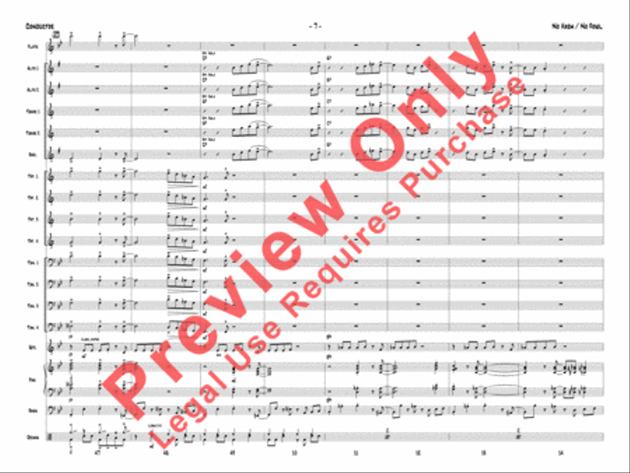 No Harm / No Fowl Jazz Ensemble scores gallery preview page 10