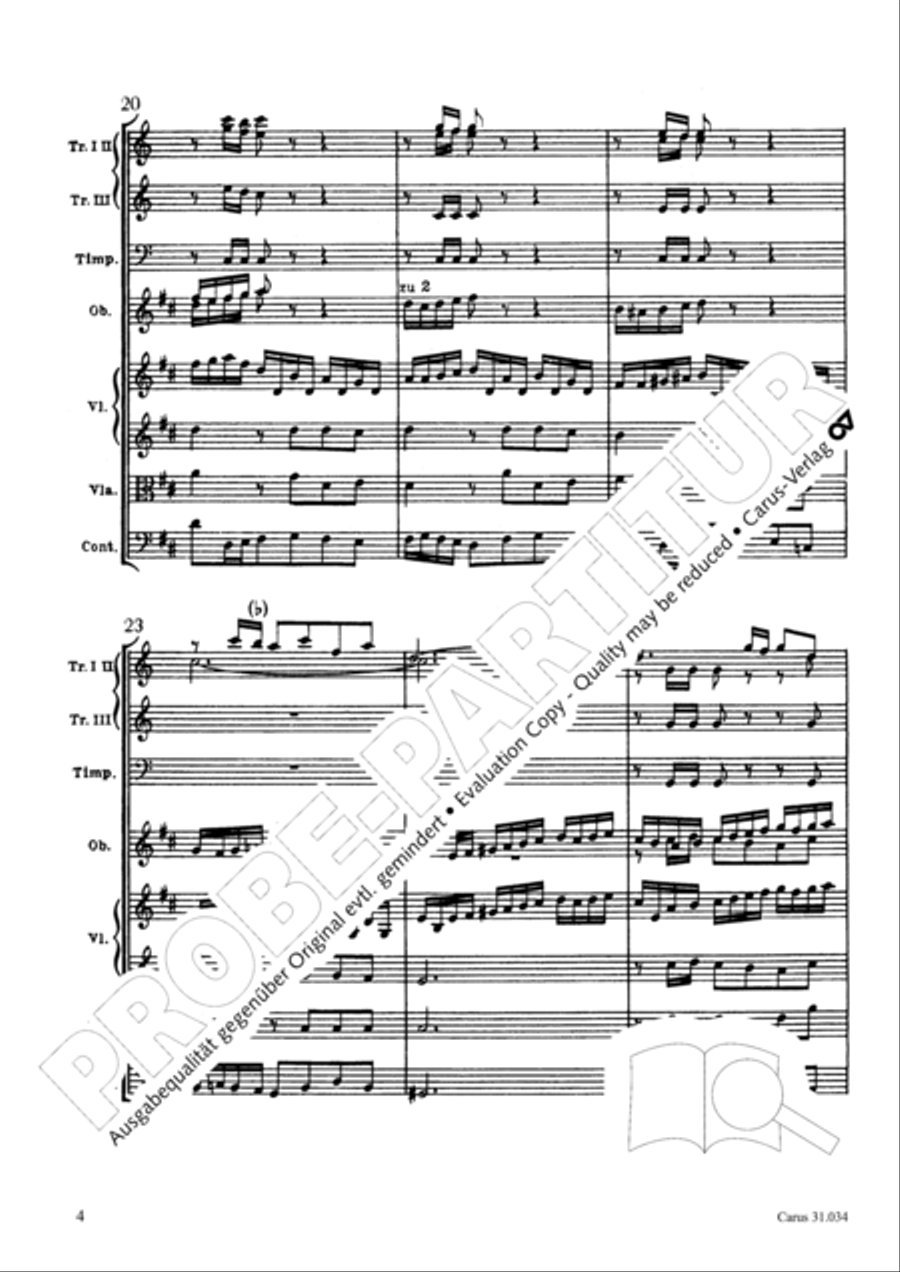 O fire everlasting (O ewiges Feuer, o Ursprung der Liebe) ATB scores gallery preview page 19