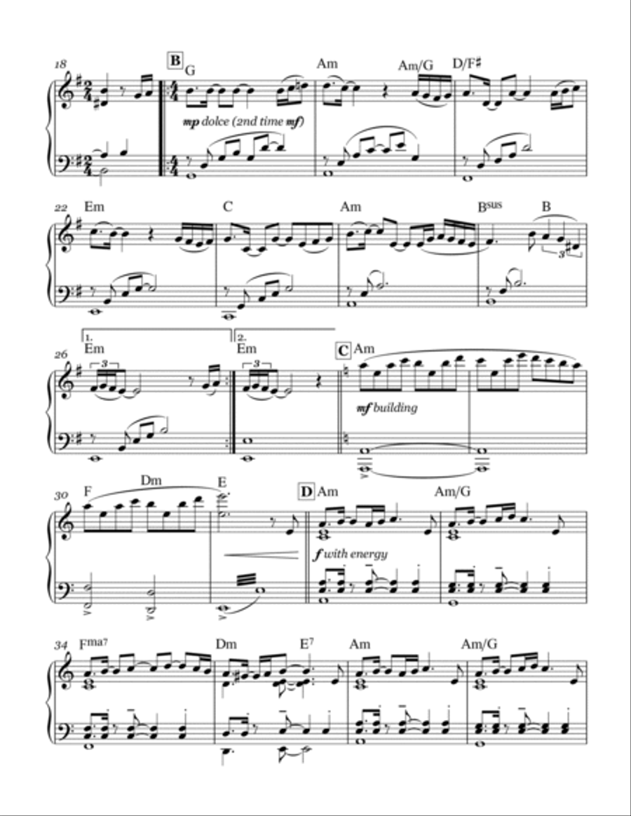 Untold Fairytales Piano Solo scores gallery preview page 2