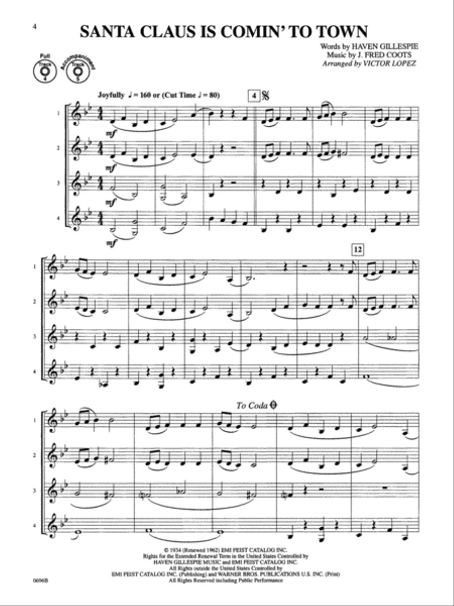 Flex-Ability Holiday -- Solo-Duet-Trio-Quartet with Optional Accompaniment Small Ensemble scores gallery preview page 4