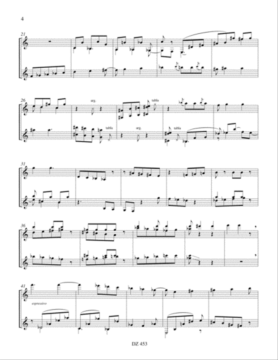 Pentagone - Tangente Classical Guitar scores gallery preview page 4
