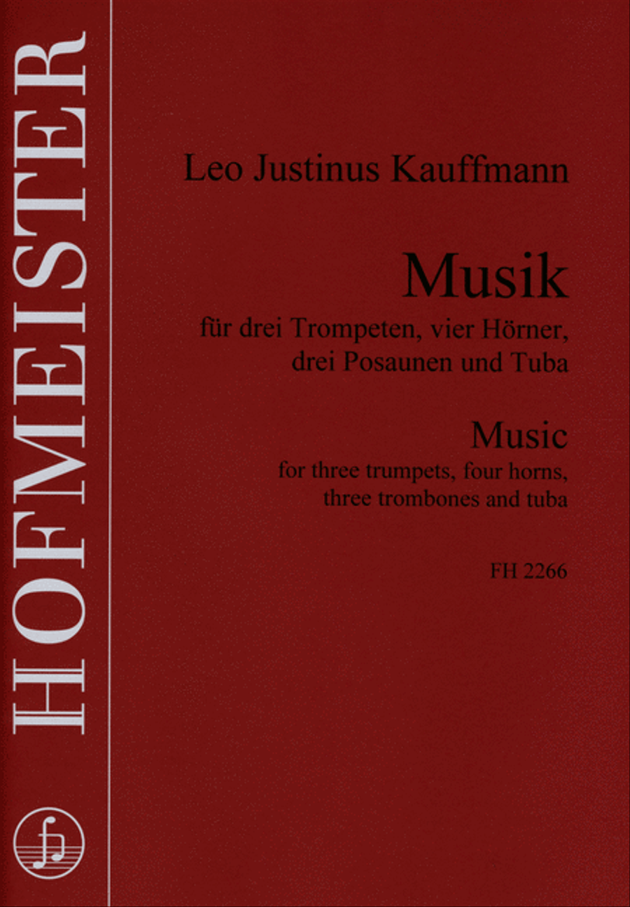 Musik für 3 Trompeten, 4 Hörner, 3 Posaunen und Tuba Horn scores gallery preview page 1