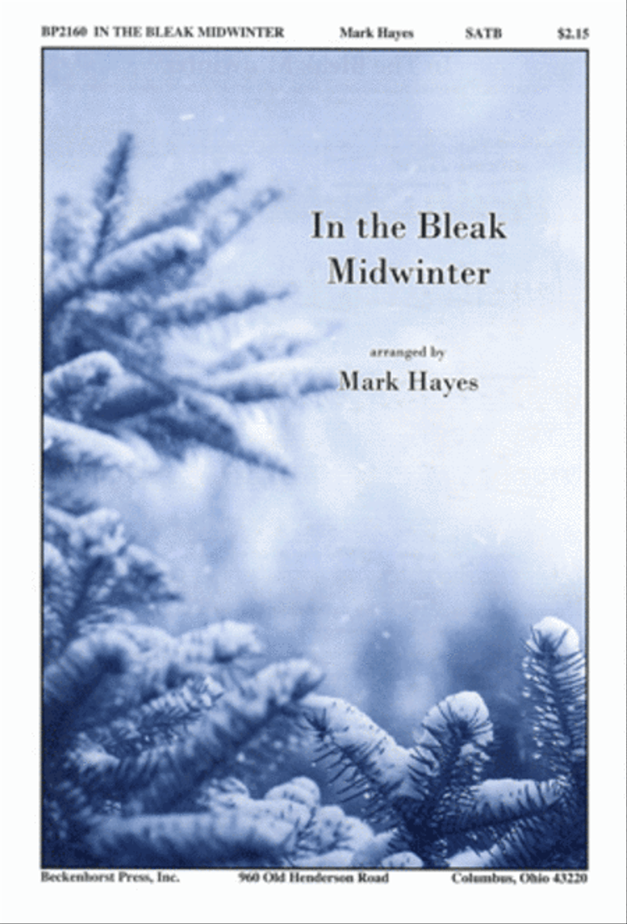 In the Bleak Midwinter - Hayes 4-Part scores gallery preview page 1