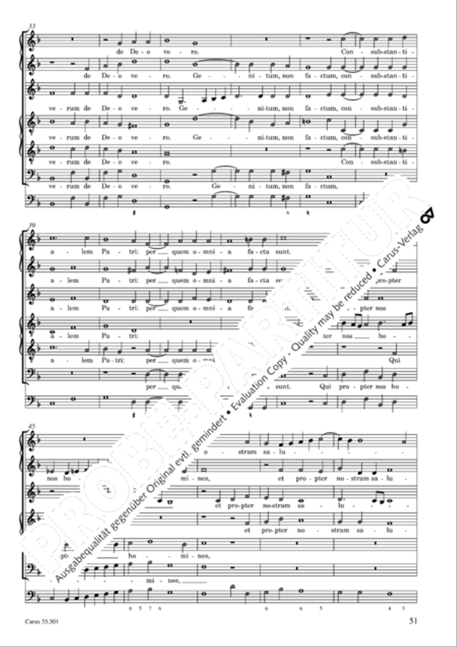 Palestrina: Masses and individual movements Score scores gallery preview page 66