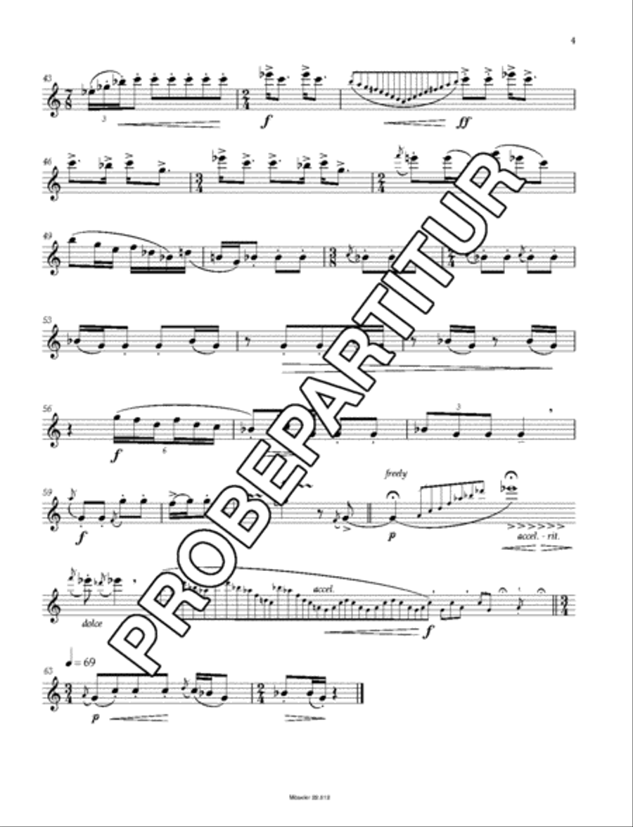 Moon Dances Alto Recorder scores gallery preview page 5