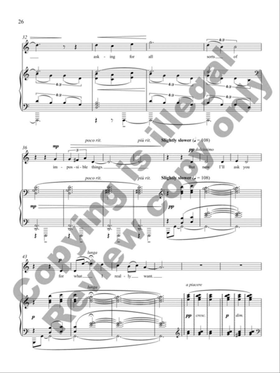 Songs for Soprano, Volume 3 Soprano Voice scores gallery preview page 17