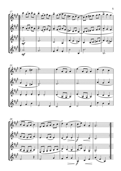 Six Classical Minuets for Clarinet Quartet image number null