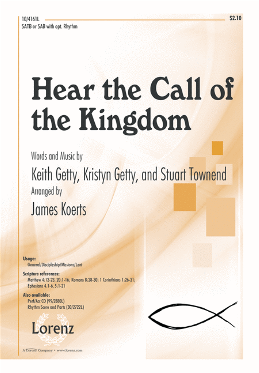 Hear the Call of the Kingdom 4-Part scores gallery preview page 2