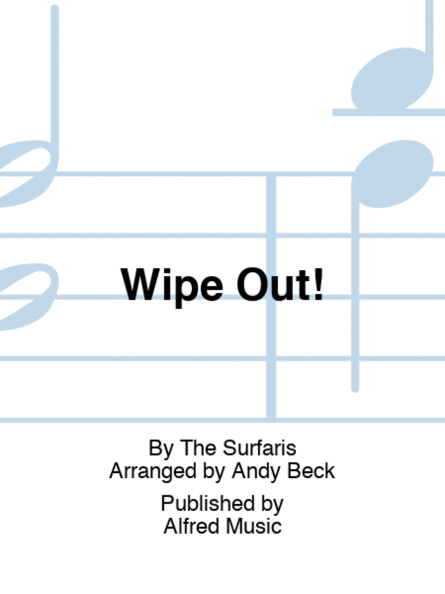 Wipe Out! Wipe Out! Choir scores gallery preview page 1
