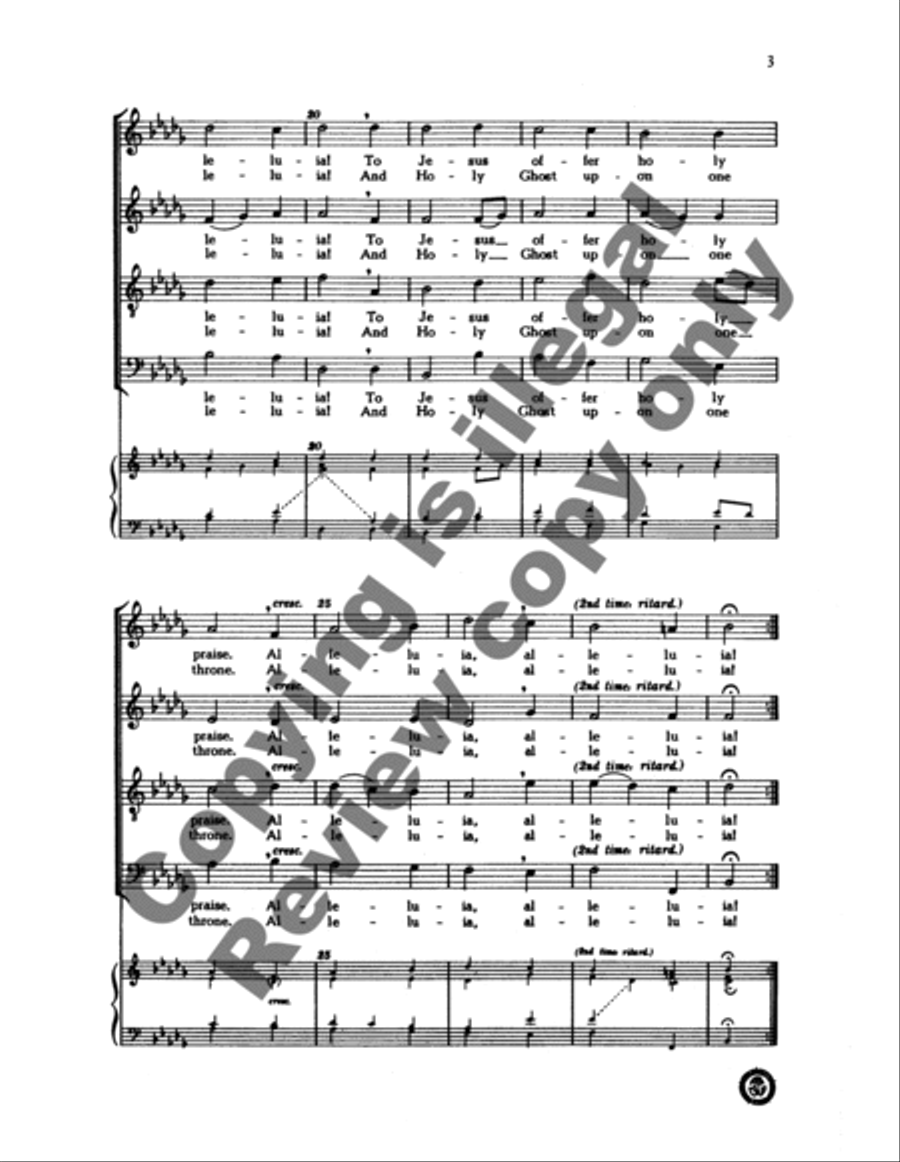 A Star Is Moving Through the Sky 4-Part scores gallery preview page 6