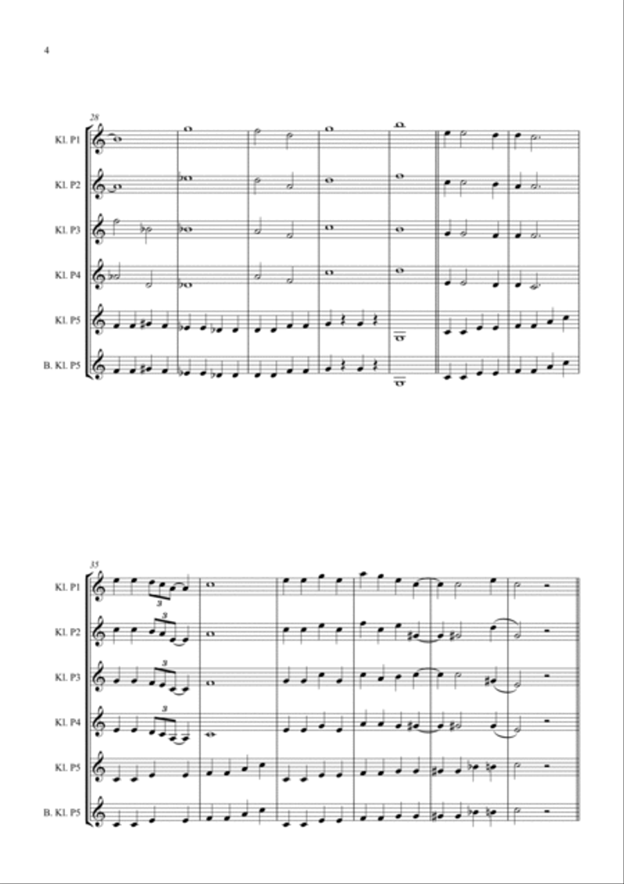 Lady Madonna Woodwind Quintet scores gallery preview page 4