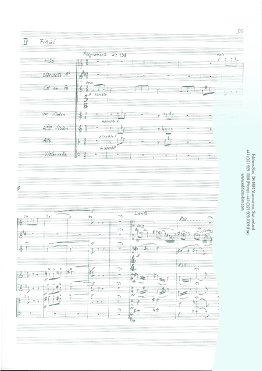 Septuor B-Flat Clarinet scores gallery preview page 4