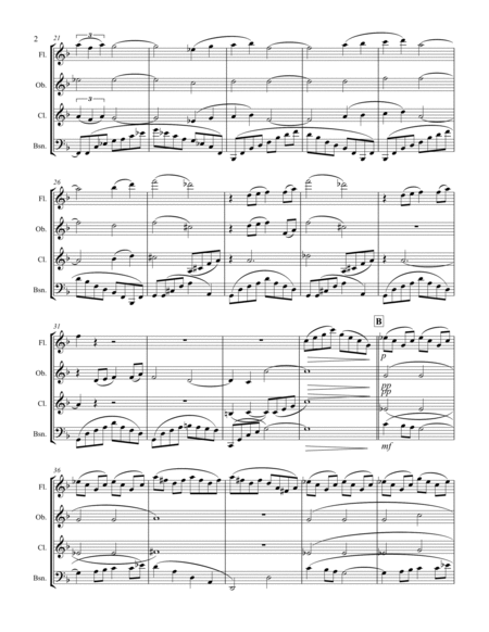 Debussy – “Reverie” (for Woodwind Quartet) image number null