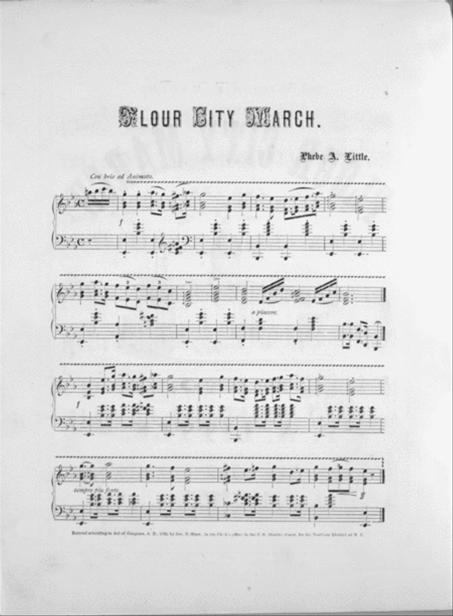 Flour City March For the Piano Piano Solo scores gallery preview page 2