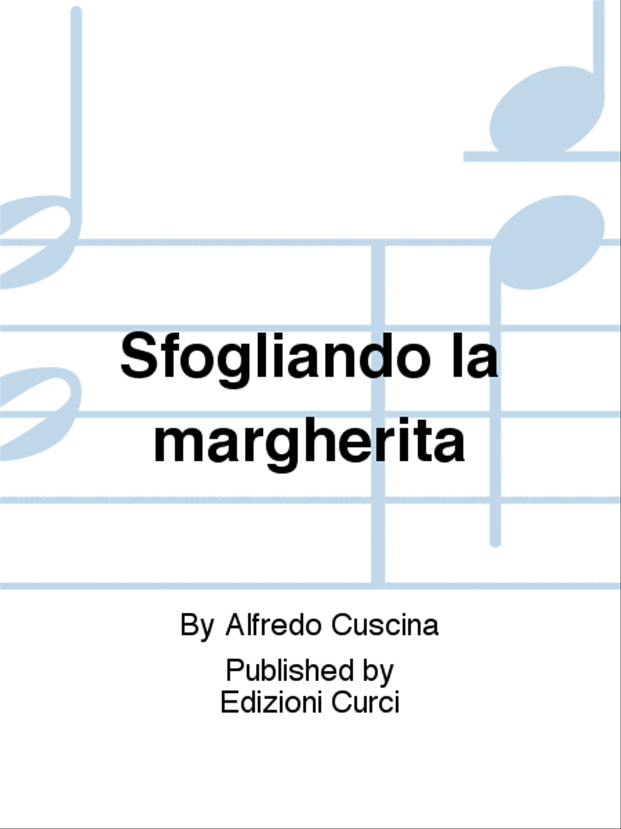 Sfogliando la margherita Piano Solo scores gallery preview page 1