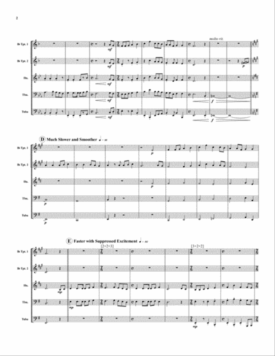 Promised Land Promised Land Brass Quintet scores gallery preview page 3