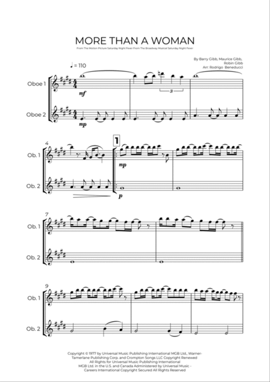 More Than A Woman More Than A Woman Woodwind Duet scores gallery preview page 2