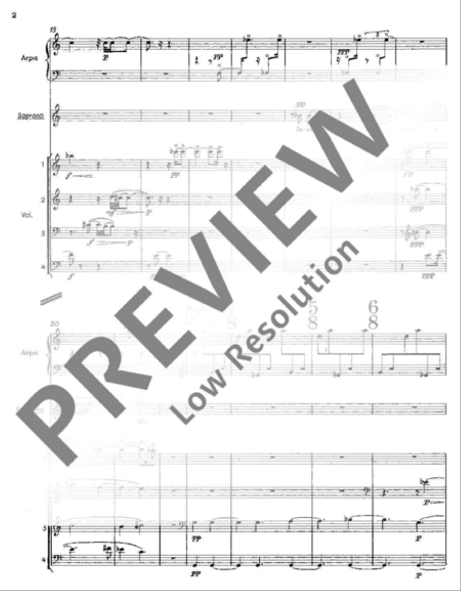 Moderne Orchester-Studien für Violine Orchestra scores gallery preview page 9