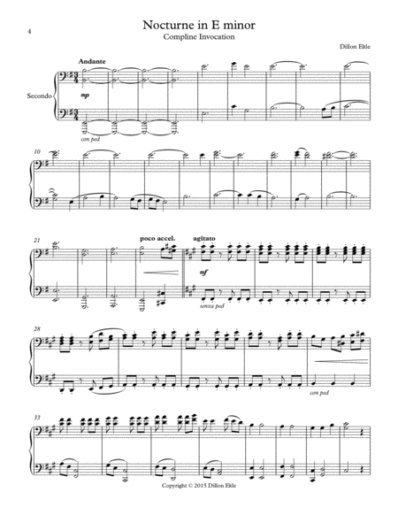 Nocturne in E minor (Compline Invocation) image number null