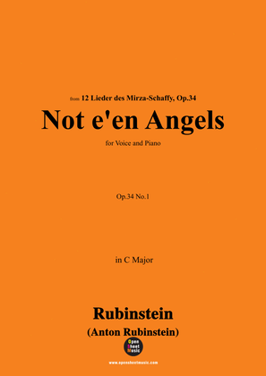 A. Rubinstein-Nicht mit Engeln in blauen Himmelszelt(Not e'en Angels),Op.34 No.1,in C Major