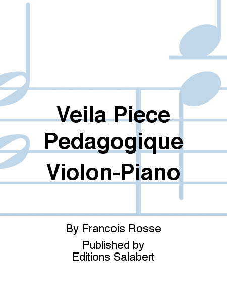 Veila Piece Pedagogique Violon-Piano