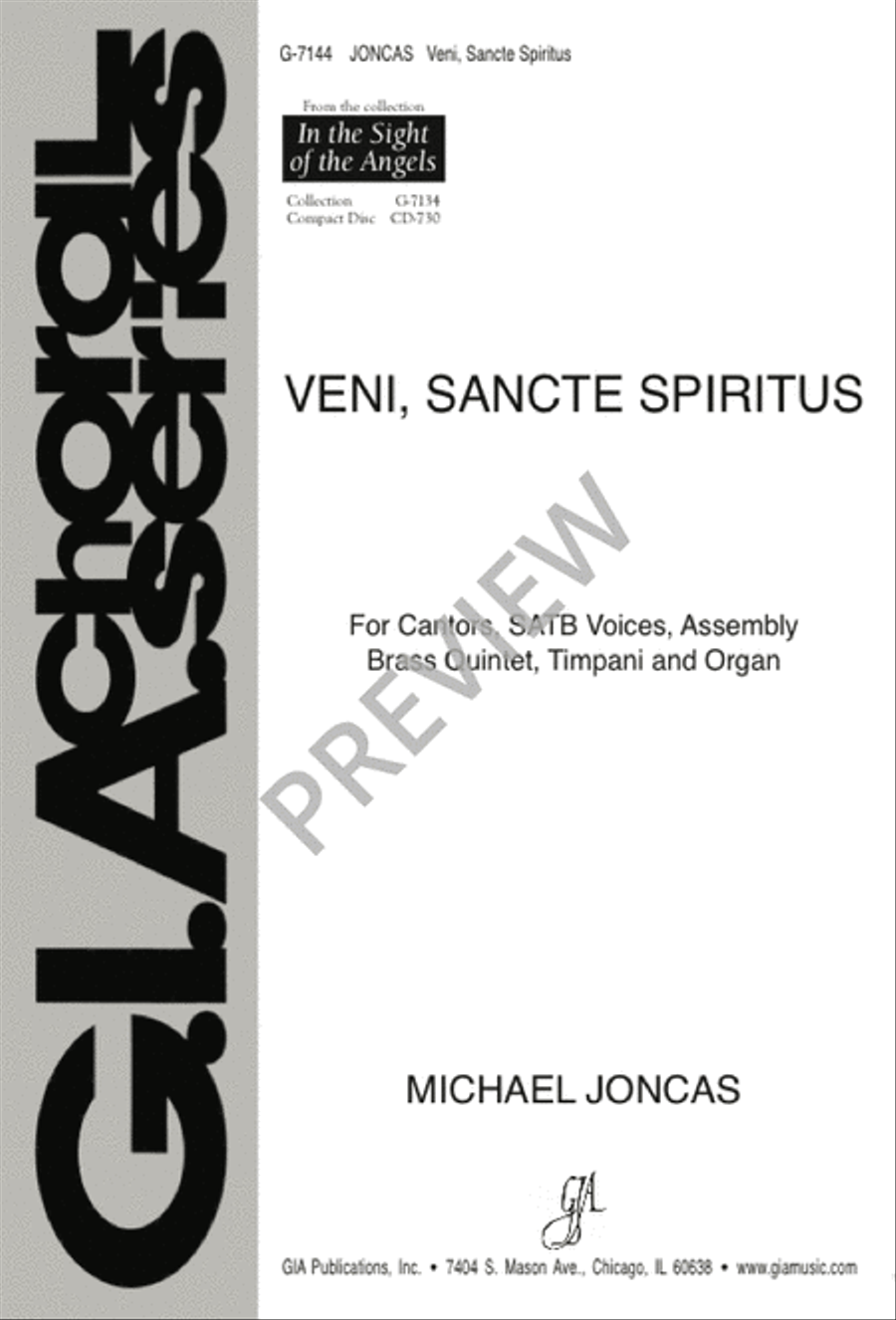 Veni, Sancte Spiritus 4-Part scores gallery preview page 1