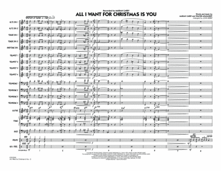 All I Want for Christmas Is You - Conductor Score (Full Score)