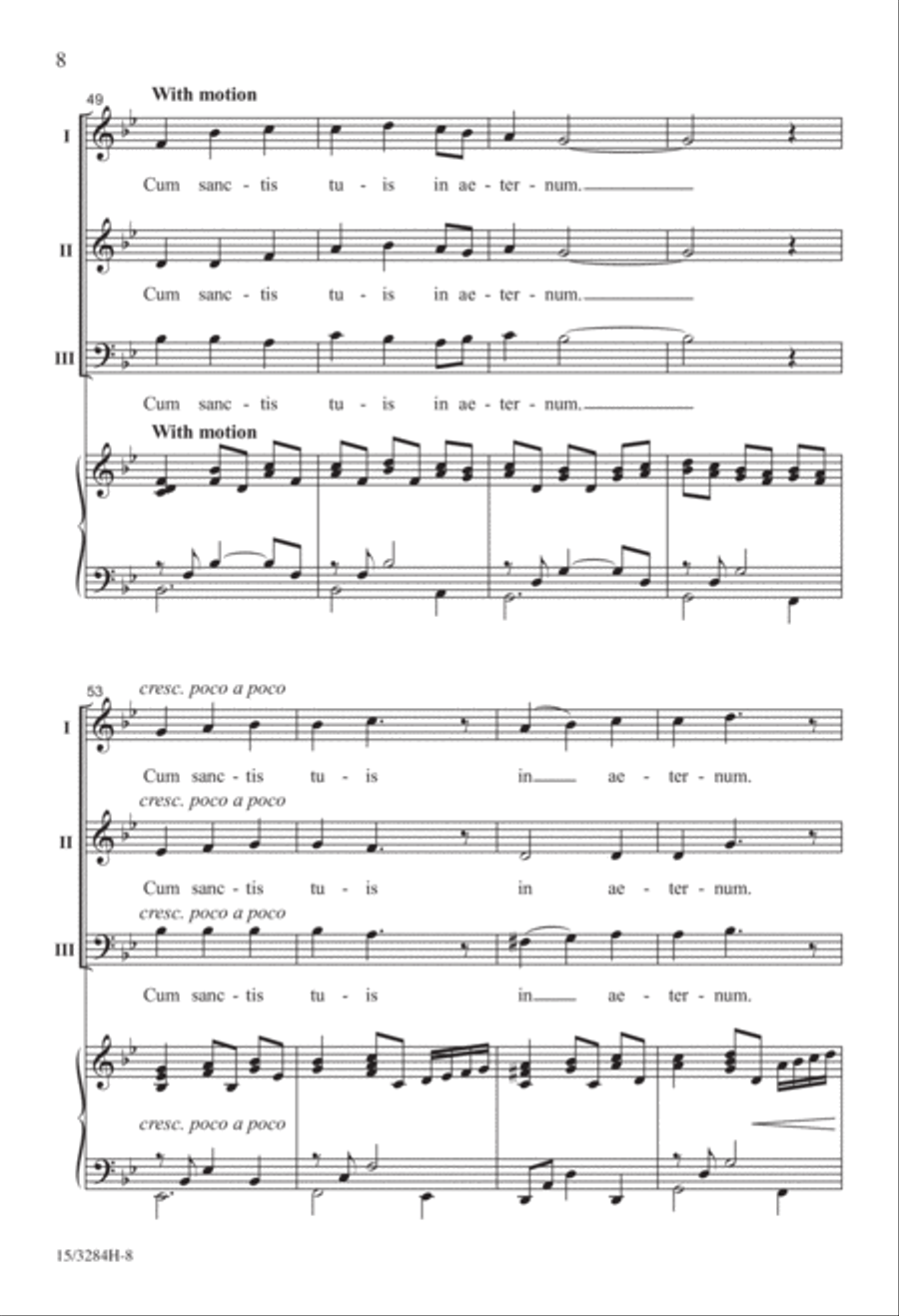 Lux Aeterna 3-Part scores gallery preview page 7