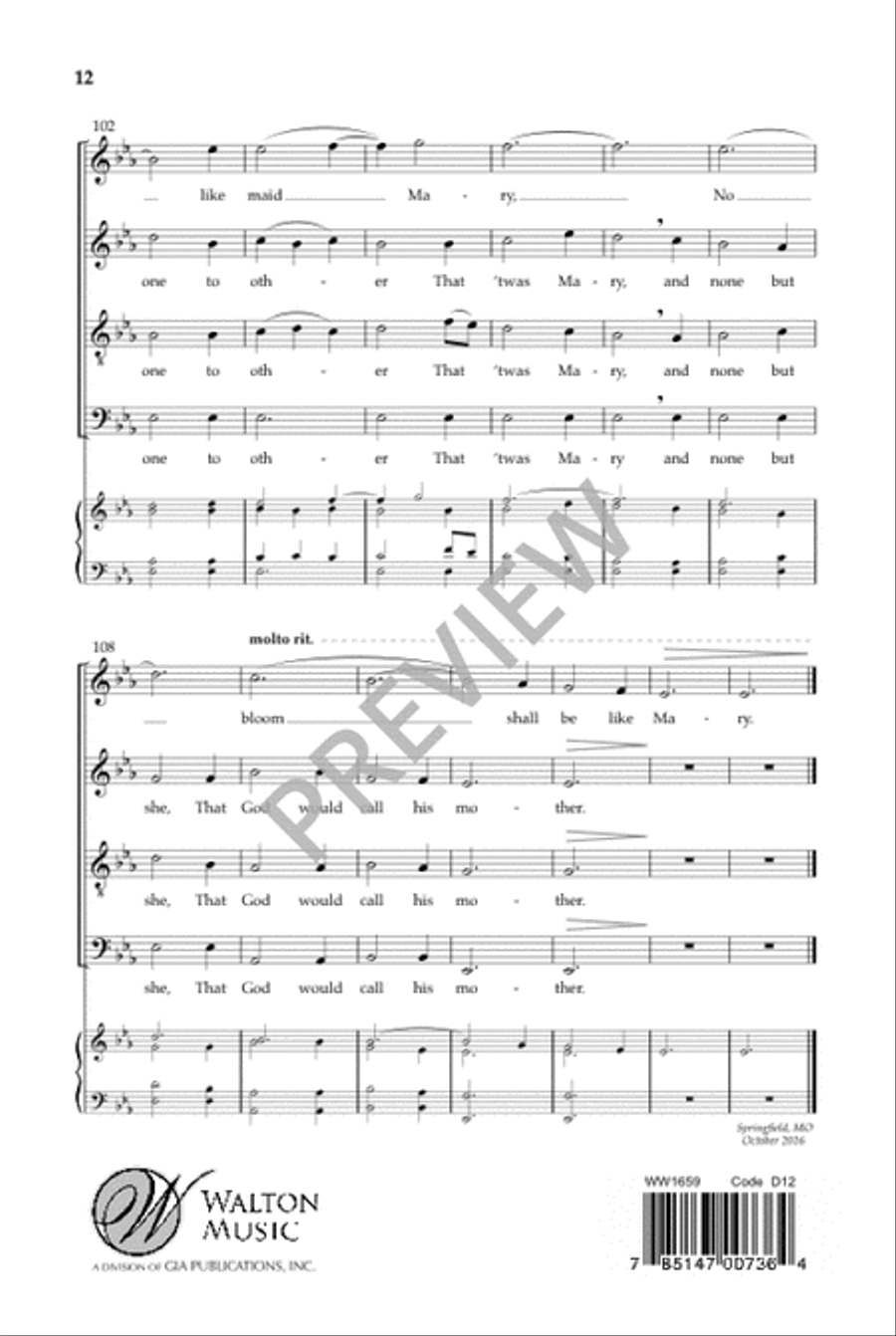 There Stood in Heaven a Linden Tree 4-Part scores gallery preview page 13