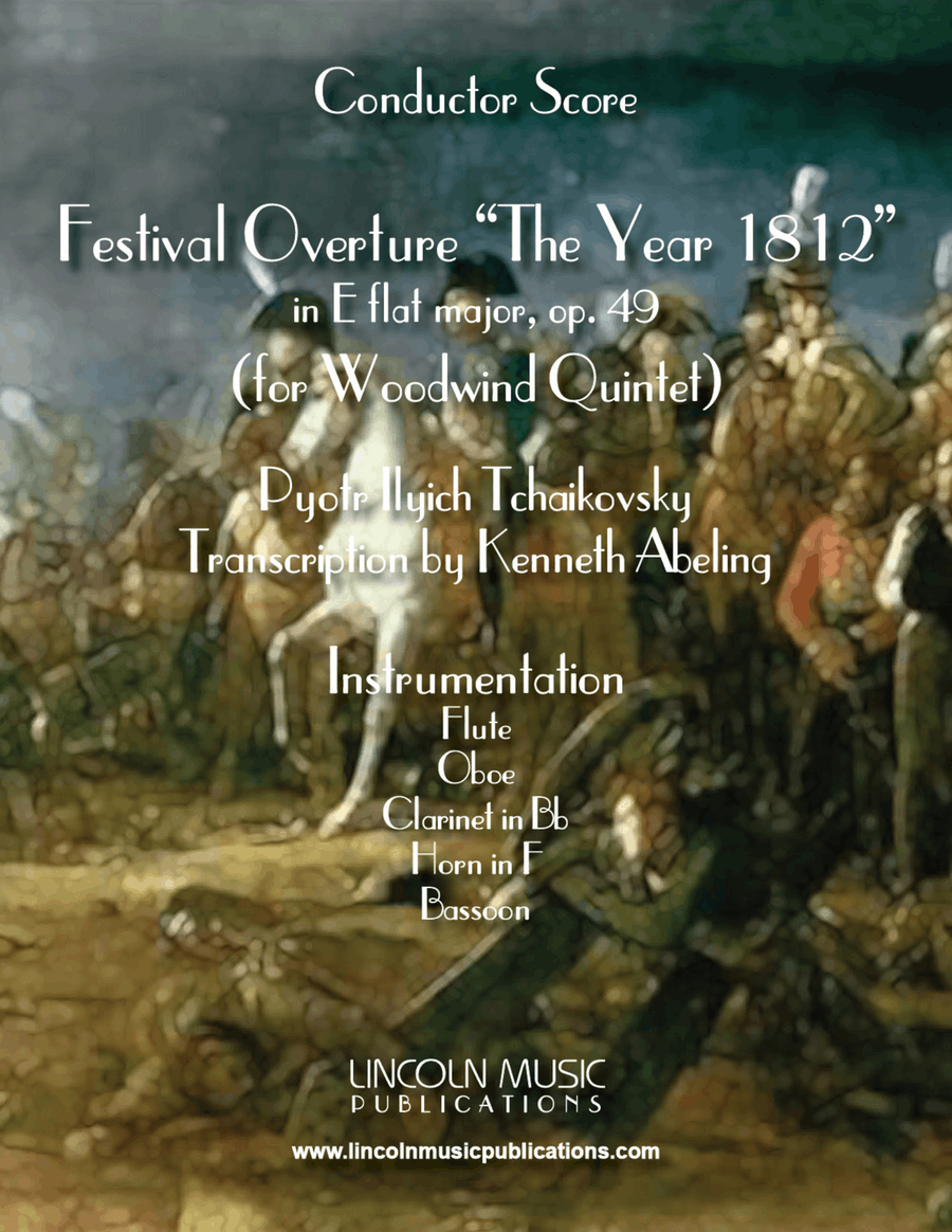 1812 Overture (for Woodwind Quintet) Woodwind Quintet scores gallery preview page 1