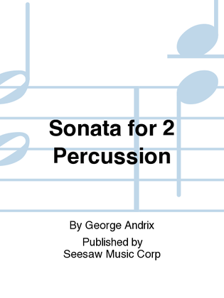 Sonata for 2 Percussion