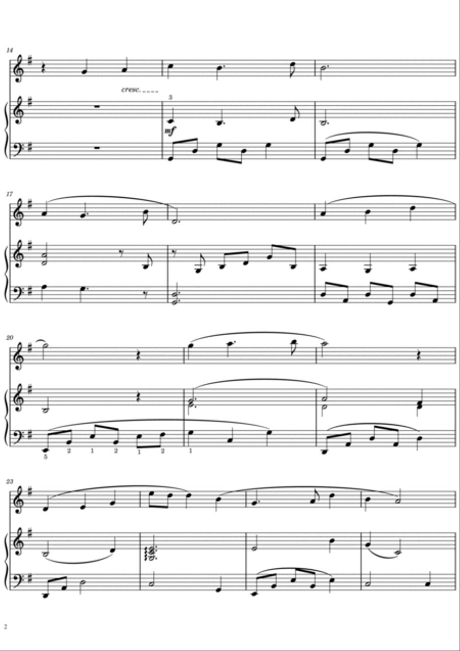 Romantic Flight Violin Solo scores gallery preview page 2