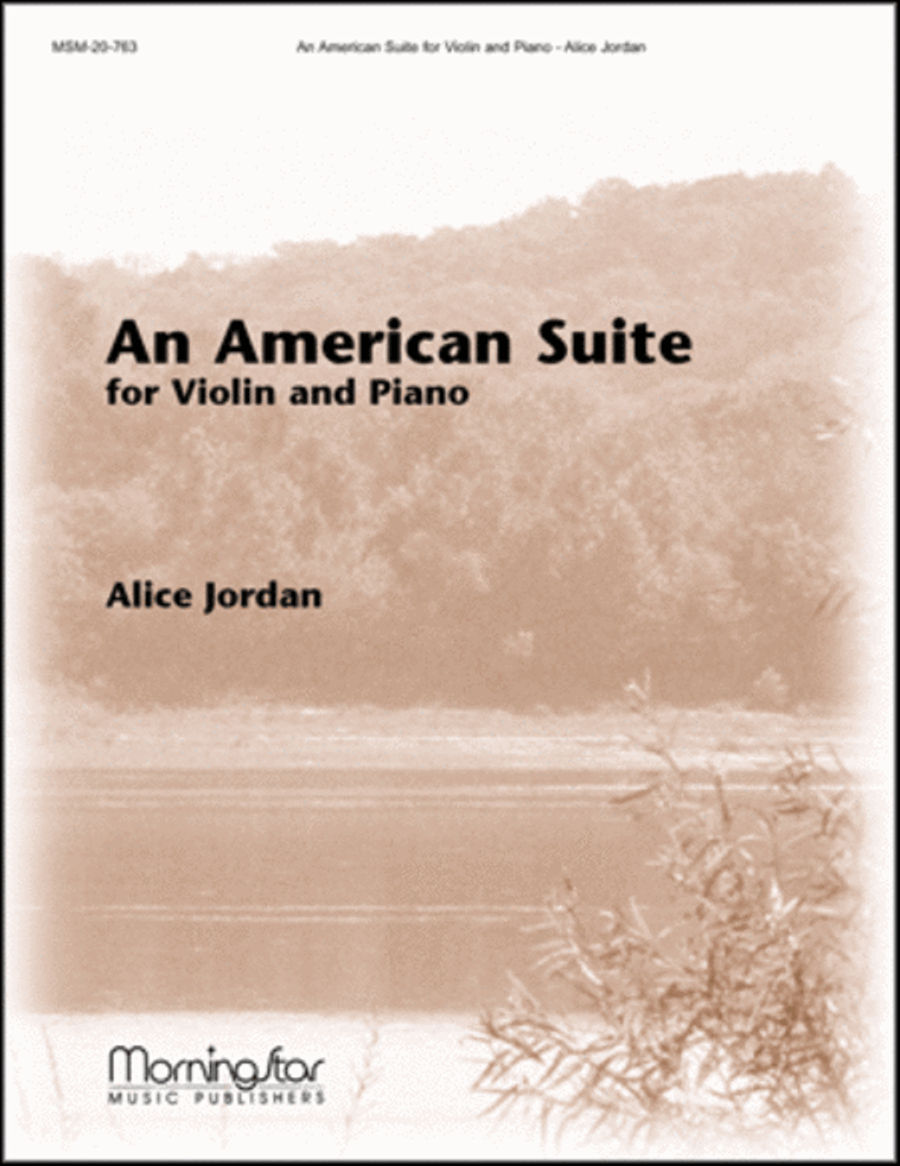 An American Suite for Violin and Piano Violin Solo scores gallery preview page 1
